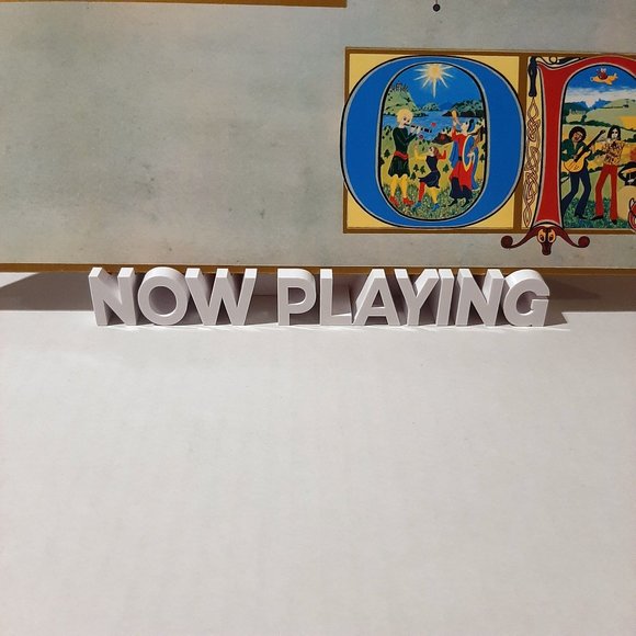 Now Playing Vinyl Record Stand Wall Mount holder display ivory white color - Picture 5 of 9